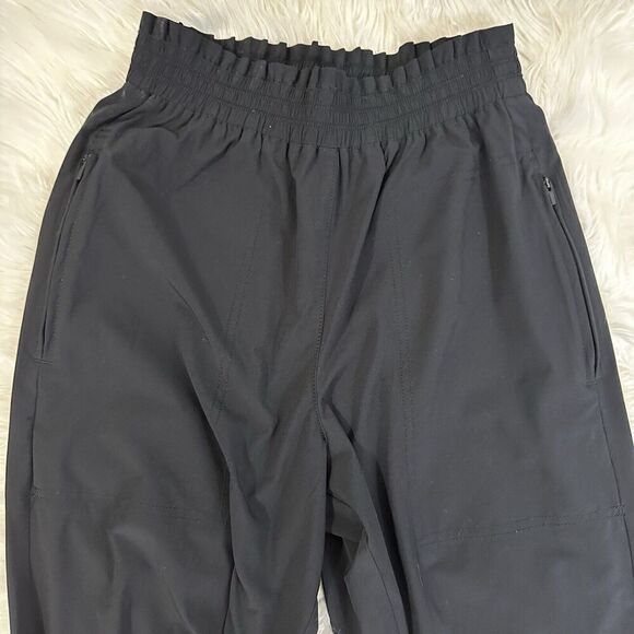 Athleta Womens Savannah Jogger Size 0 Black Pull On Travel Commute Athleisure - Picture 3 of 5